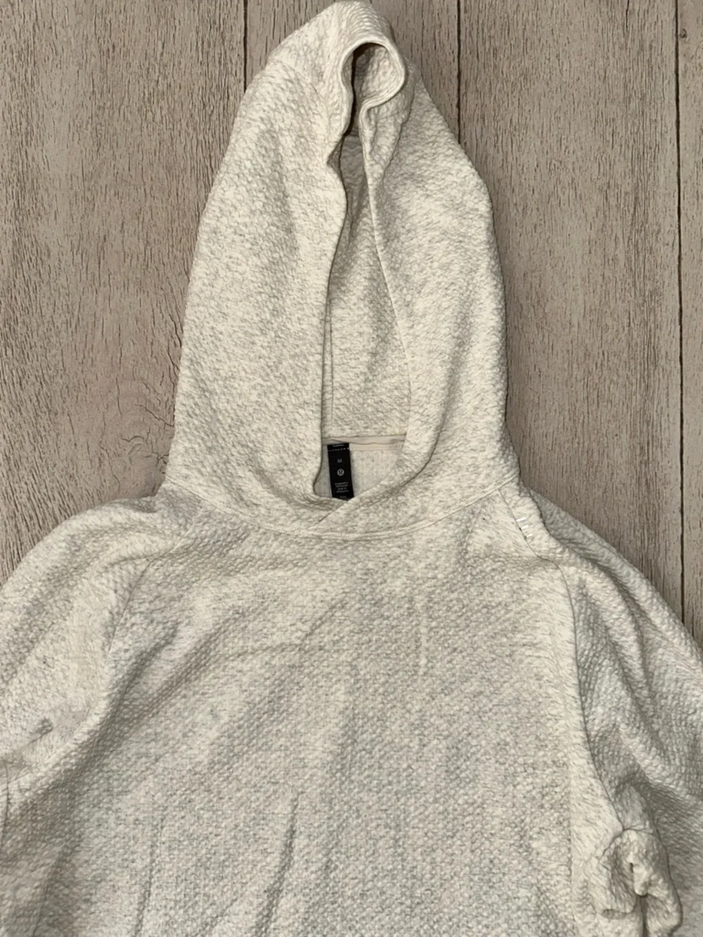 Lululemon Men’s At Ease Hoodie - Textured Knit - beige - Size M